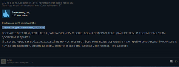 And again reviews in steam - My, , Steam, Games