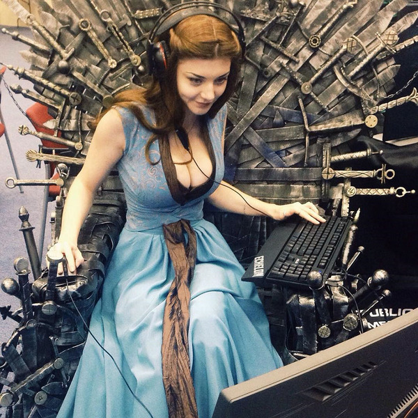 Lovely computer chair - Furniture, Game of Thrones, Margaery Tyrell, Cosplay, Xenia Shelkovskaya, Russian cosplay