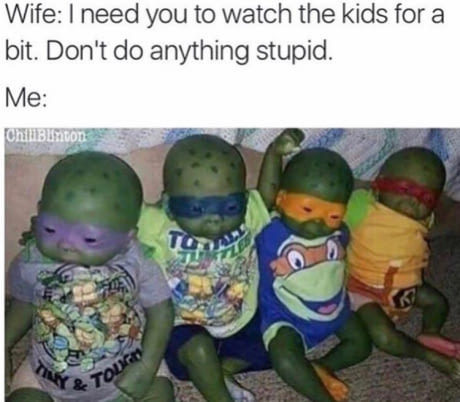 Teenage Mutant Ninja Turtles - Parents and children, Teenage mutant ninja turtles