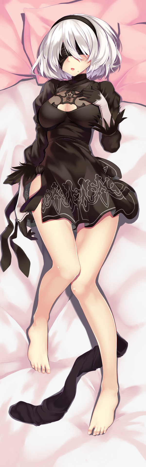 2B [NieR: Automata] - Yorha unit No 2 type B, NIER Automata, Anime art, Not anime, Pixiv, Dakimakura, Longpost