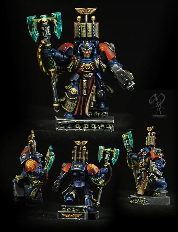 Библиарий терминатор кровавых ангелов вроде бы? - Wh miniatures, Warhammer 40k, Blood Angels