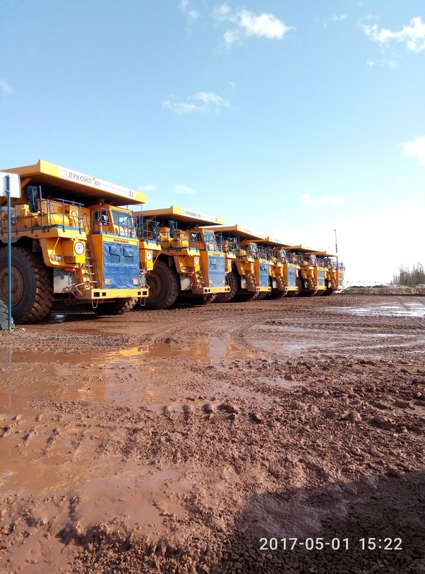 Mining trucks - BelAZ, My, Career