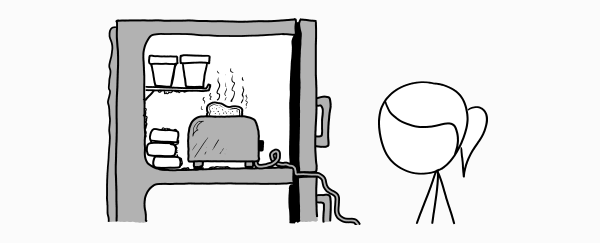 toaster vs freezer - XKCD, What if, Physics, Toaster, Refrigerator, Temperature, Longpost