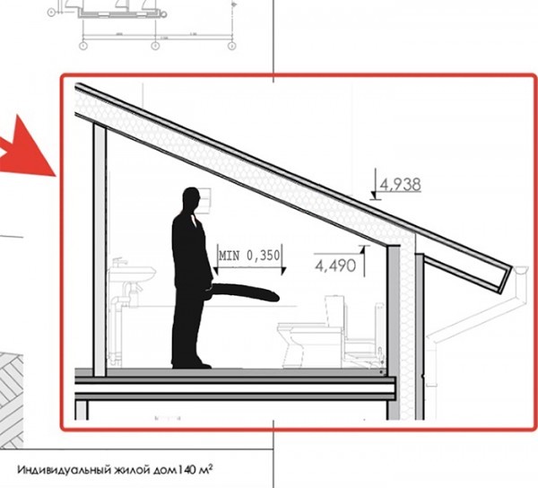 What happens when girls design bathrooms. - Not mine, , Longpost, Irony, Architect, Cottage