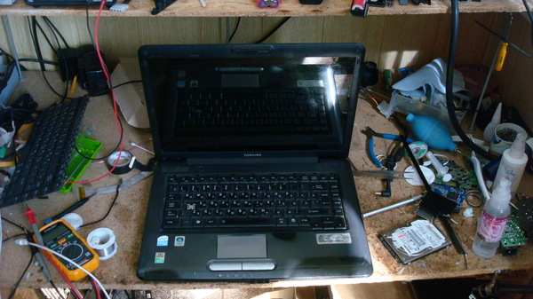 We make something sane out of junk. - My, Toshiba, Old stuff, Junk can, Repair of equipment, Upgrade, Longpost