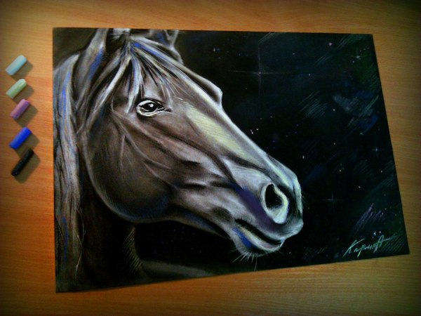 Рисунок пастелью. Формат А3.