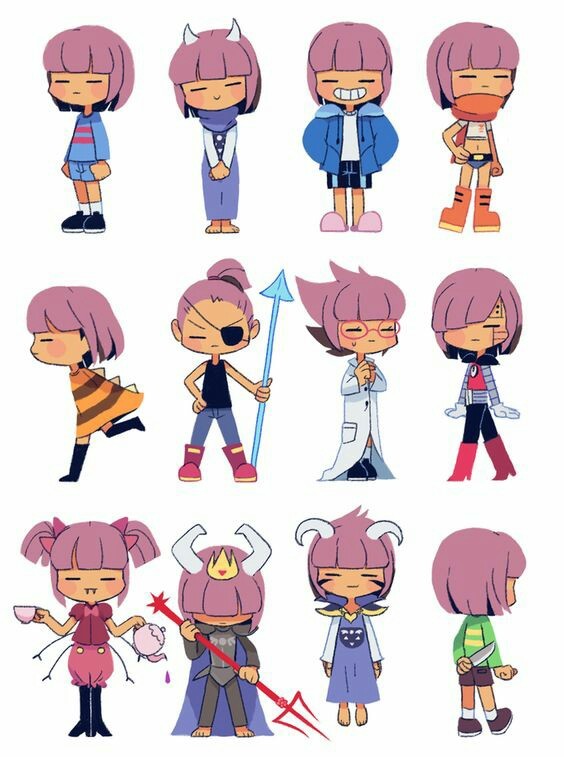 Фриск идёт любой наряд