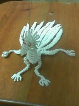 hakumen no mono - My, , Needlework without process, Nine-tailed fox