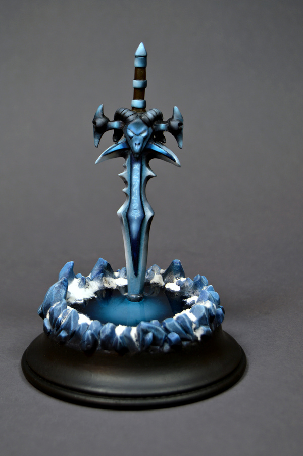 Frostmourne is out for blood. - My, Wow, Warcraft, World of warcraft, Hobby, Creation, Polymer clay