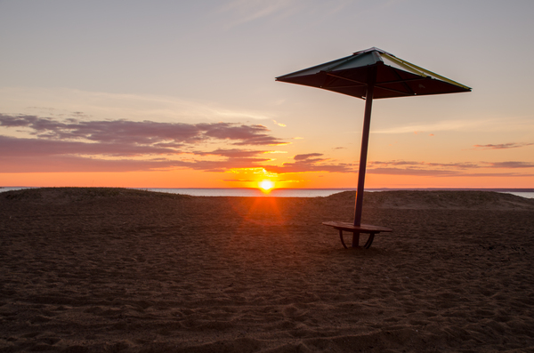 100 years of solitude - My, Sestroretsk, Sunset, Beach, The Gulf of Finland, Sun rays, Sky