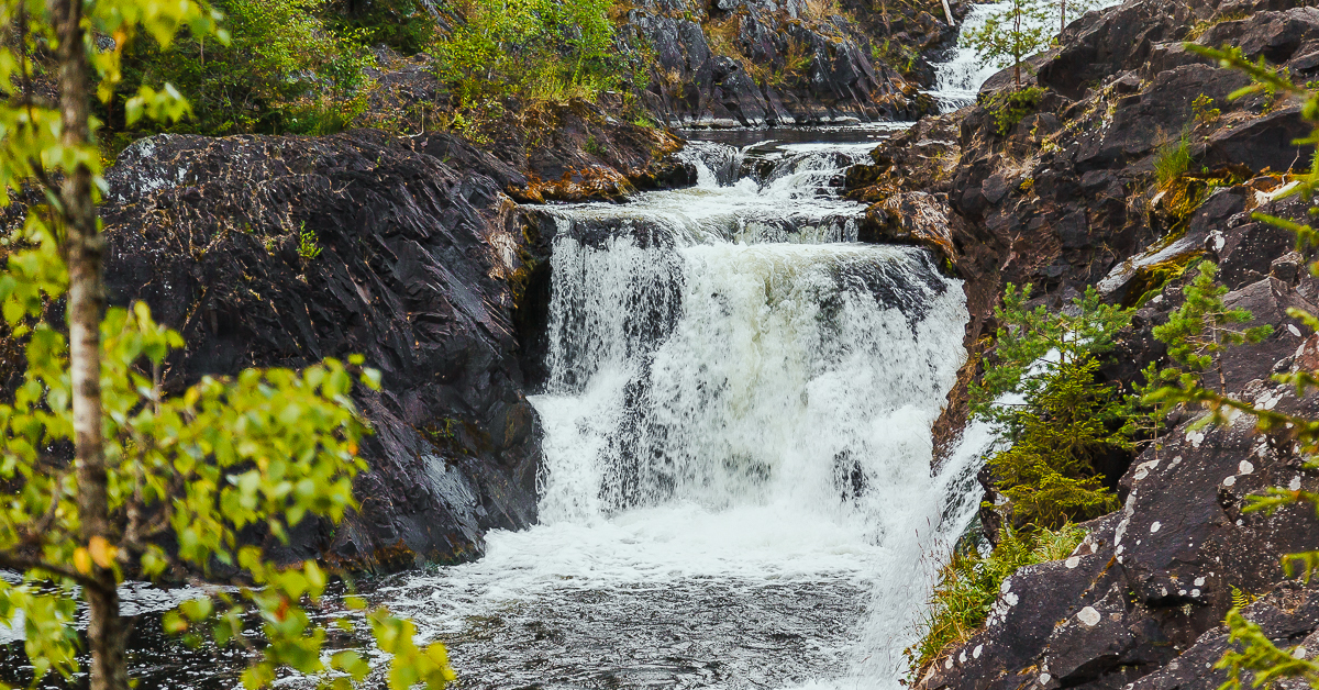 Водопад кивач в карелии фото