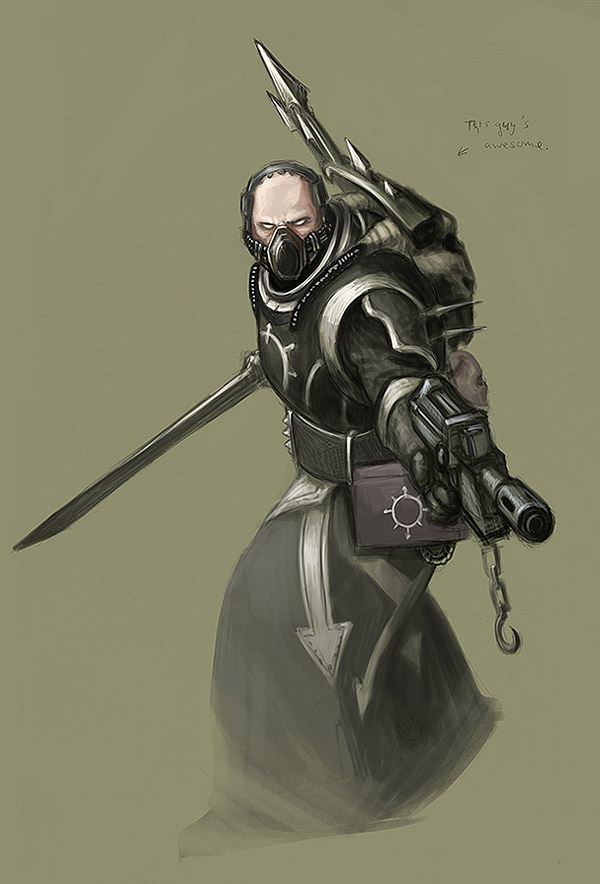 Black Legion - Black legion, Warhammer 40k, Wh Art, Art, Longpost