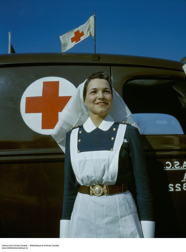 Canadian nurse, World War II. - Story, A uniform, Nurses, Canada, The Second World War