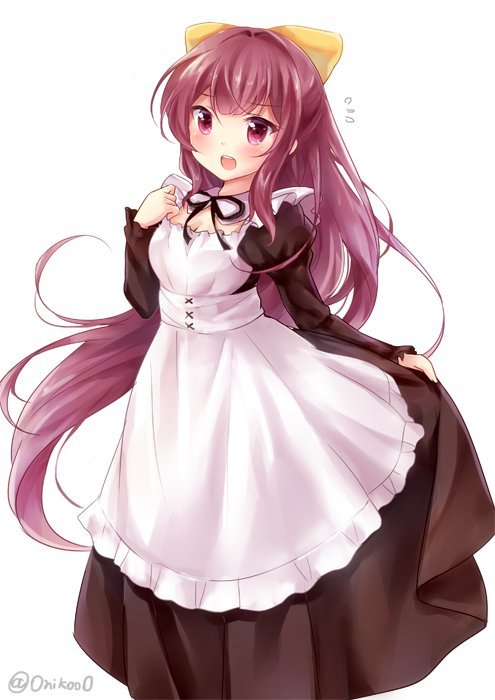 May 10 - Maid Day in Japan - Housemaid, Kantai collection, Anime, Anime art, Akebono, Sazanami, Kuma, Kamikaze, Longpost