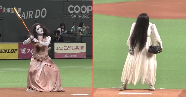 Call Against the Curse: Sadako and Kayako play baseball - Call, Samara Morgan, Kayako, Japan, Baseball, Curse, Video