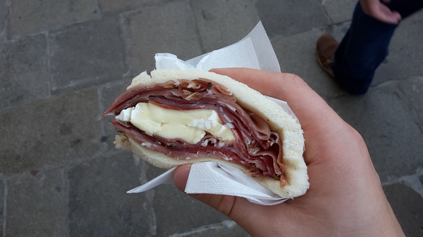 Sandwich in Venice - My, Food, Italy, Venice, Fast food, Cooking, Travels