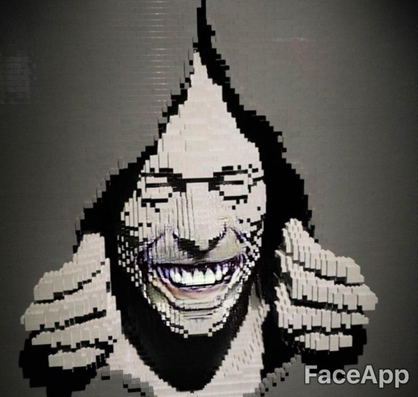 Faceapp и выставка лего в Москве - Моё, LEGO, Faceapp, Funnny, Юмор