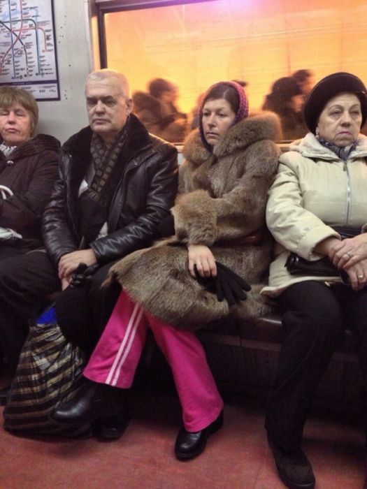 Strange passengers of the Russian metro - , Metro, Longpost