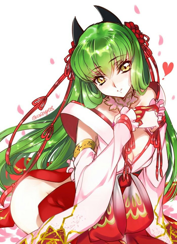 Anime Art C.C - Code Geass, Anime Art, Аниме, Арт, Длиннопост