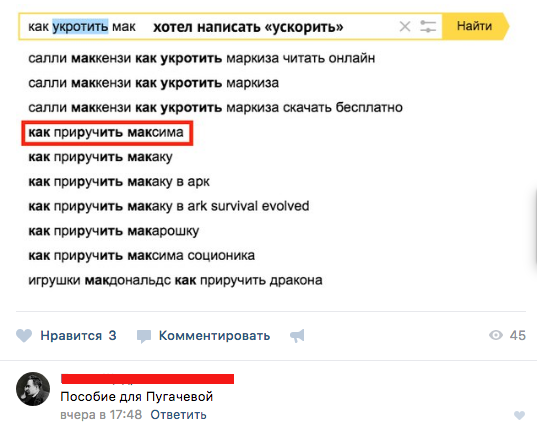 And it's not expected... - My, Internet, Yandex., Search engine, Taming, Maksim