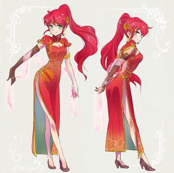 Pyrrha - RWBY, Pyrrha nikos, Anime Art, Аниме, Не аниме