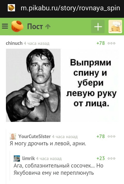 Арни херни не посоветует - Арнольд Шварценеггер, Комментарии, Пикабу, Хитрецы, Хитрость