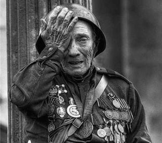 On May 9, a veteran of the Great Patriotic War was sent a summons for violating landscaping. - May 9 - Victory Day, , May 9, Lawlessness, Veteran of the Great Patriotic War