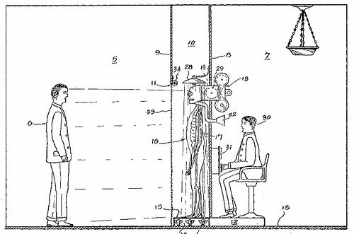 A device to extract a confession from a suspect. - Rave, Police, Patent, 