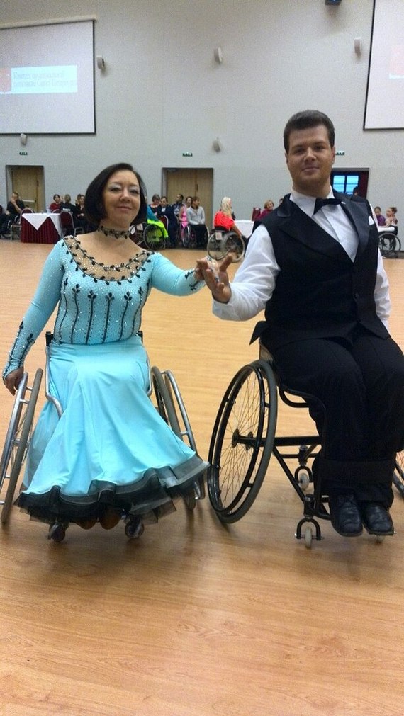 Performance of wheelchair dancers - My, Wheelchair dancing, Sport dances, Disabled person