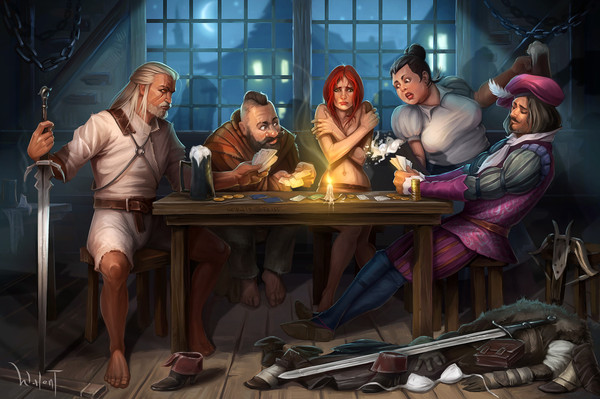 What happens when you play Gwent with Buttercup - Gwent, Witcher, Fan art