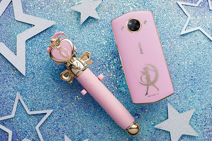 The creators of the cute application dedicated the phone to Sailor Moon - Smartphone, Telephone, Sailor Moon, Anime, Meitu, Design, Stylization, news