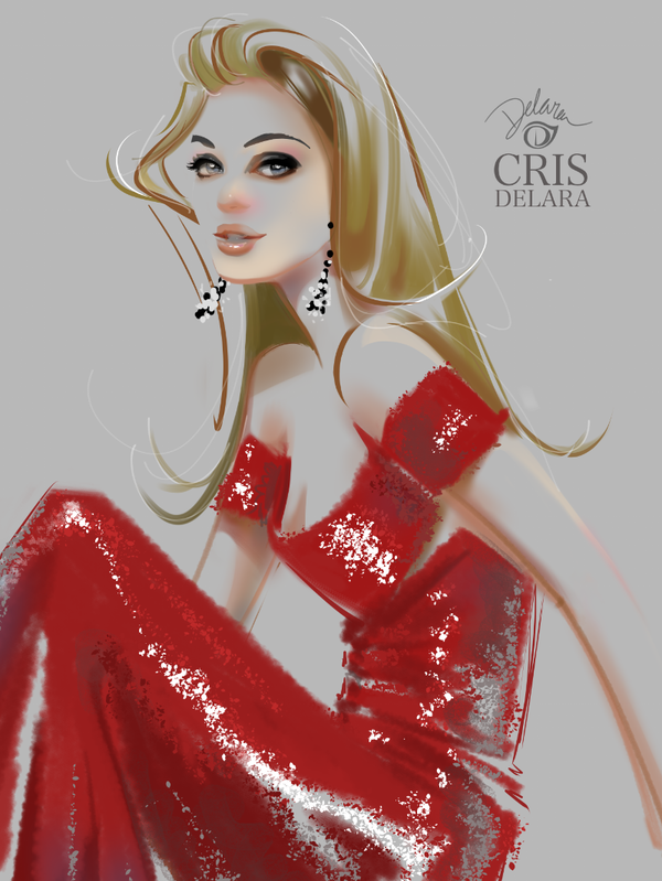 Red dress DeviantArt, , 