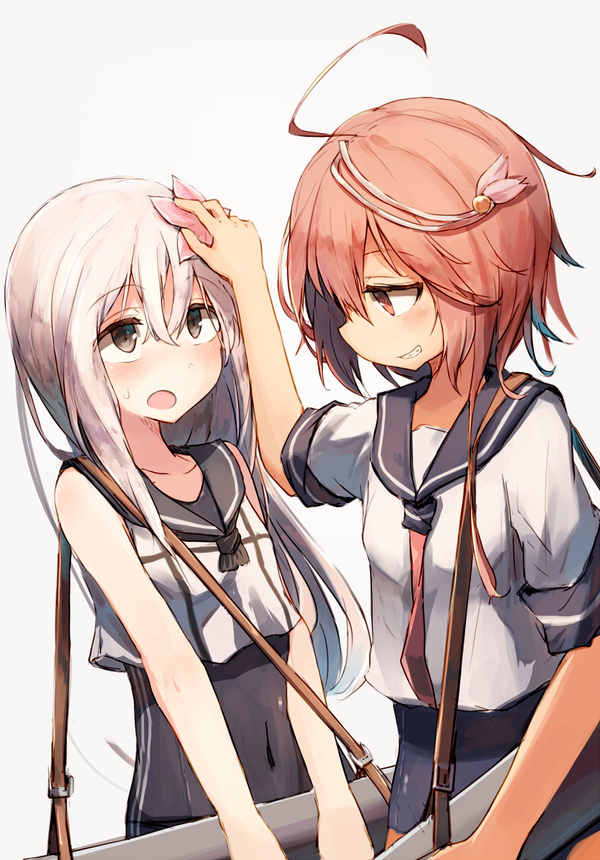 Headpats - Kantai Collection, Yuu, Goya, Аниме, Anime Art, Headpats, Beize garbage