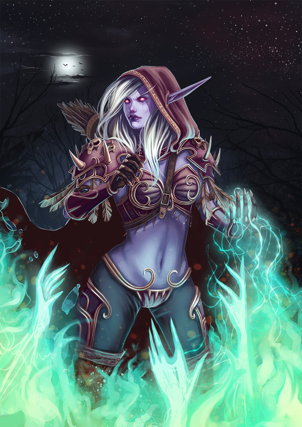 Sylvanas - Warcraft, Art, World of warcraft, Sylvanas Windrunner, Sylvanas