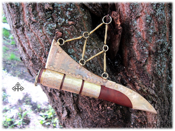 Knife of the early middle ages - My, Knife, Sheath, Scandinavia, Gotland, Balti, Handmade, Longpost
