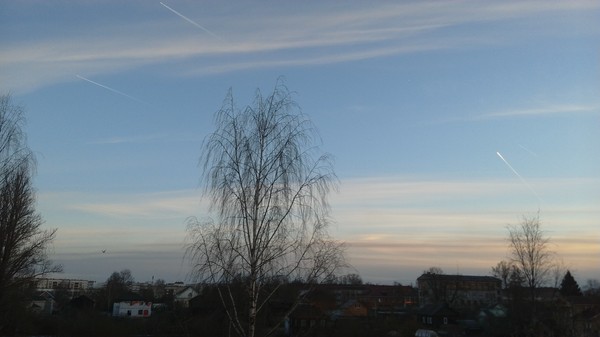 Час пик в воздухе.