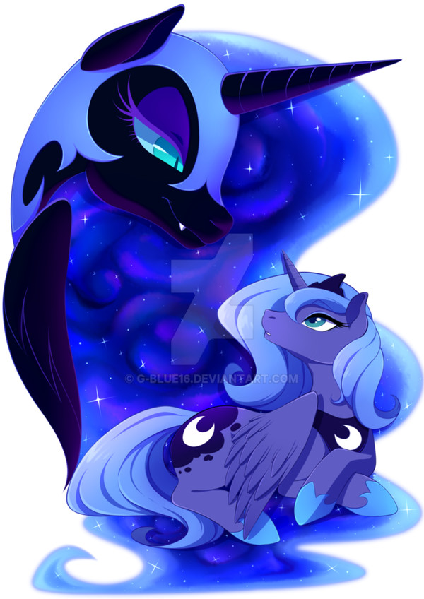 Luna and Nightmare Moon