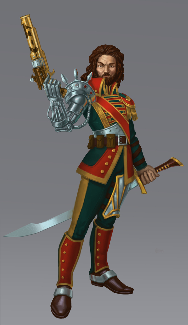 Rogue trader captain - My, Rogue Trader, Warhammer 40k, Wh Art, Kickstarter, Captain, Images, Deviantart, Longpost