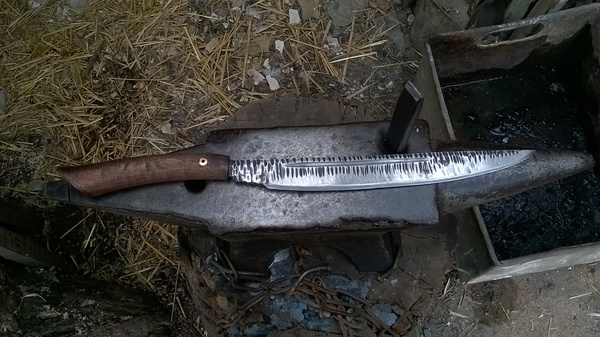 Hunting Orc Knife - My, Knife, Forging, Orcs, Steel, Craft, Longpost