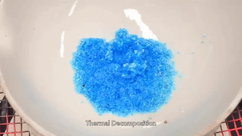 Copper in GIFs - GIF, Chemistry, League of chemists, Experiment, Copper, Metal, Longpost