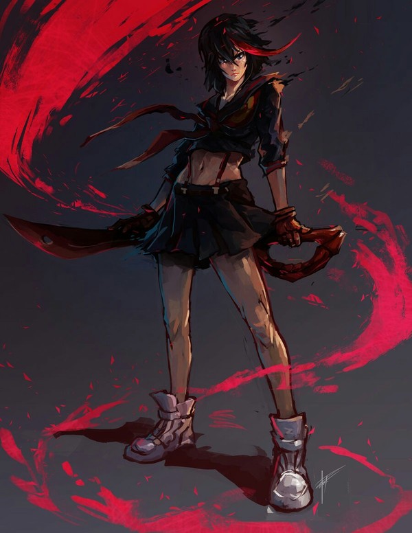 Anime art  Kill la Kill - Anime Art, Kill la Kill, Matoi Ryuuko