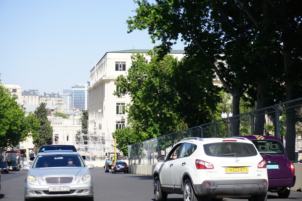 To my subscriber, I took a picture of the streets in Baku on the eve of F1 where they passed - My, Baku, Formula 1, Longpost