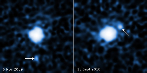 Hubble has found a moon near the largest unnamed planet in the solar system. - Space, Pictures from space, Hubble telescope, moon, Dwarf planet