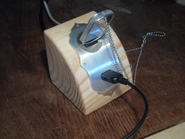 Usb extension holder 2 and 3 (handmade) - My, Pine, Aluminum, Extension, Table, Handmade