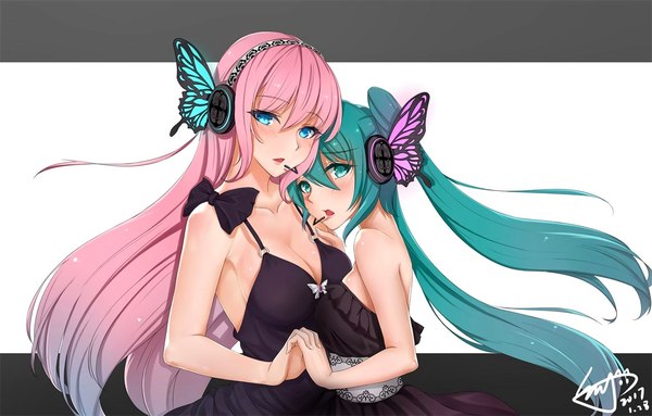 Vocaloids , Vocaloid, Hatsune Miku, Anime Art, Megurine Luka, 