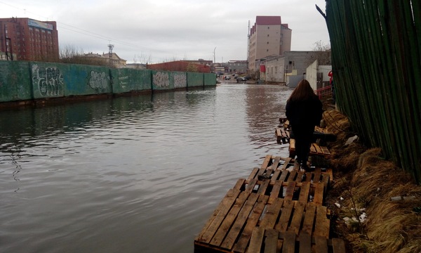 Taki Murmansk is melting - The photo, North, Spring, Потоп