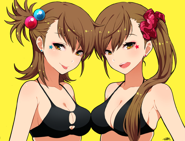 22 мая, день рождение Ами и Мами - NSFW, Аниме, Idolmaster, Futami Mami, Futami ami, Anime Art