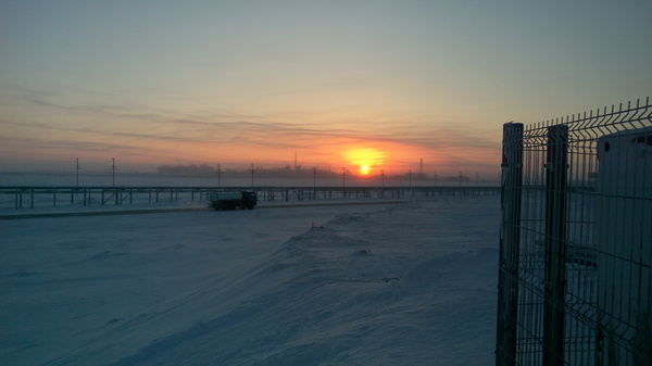 Sunsets and sunrises - My, Yamal, dawn