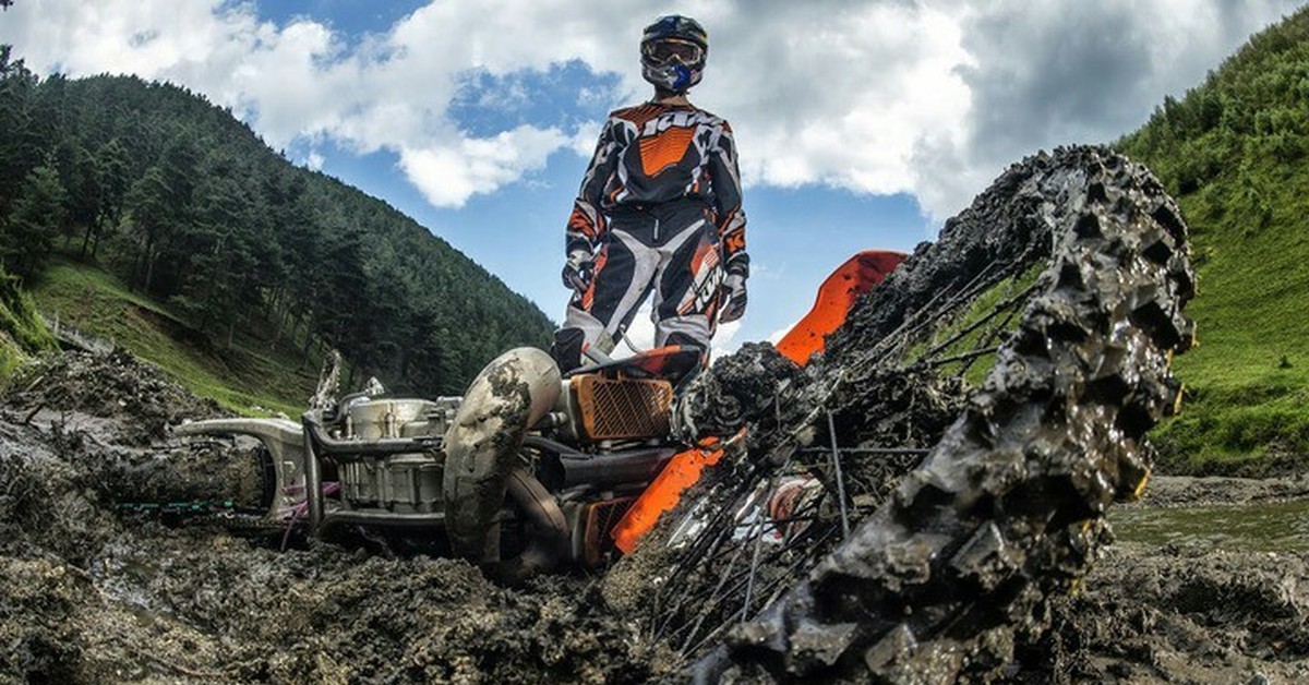 Enduro питбайк ред Булл