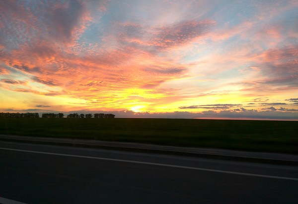 Battle of sunsets. - My, Battle of sunsets, Sunset, First post